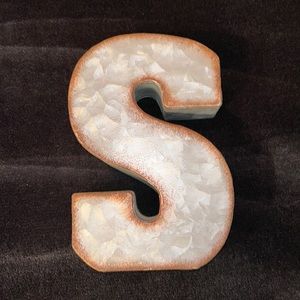 Letter “S” Wall Decor